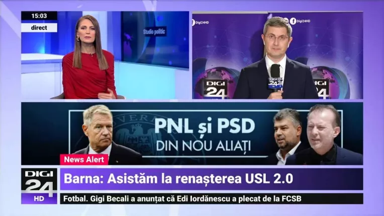 Barna: Vedem ridicolul situatiei. Viitorul Romaniei este negociat de doi premieri concediati de PSD