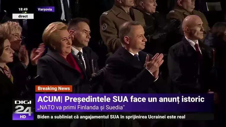 Biden: Doamna presedinte Maia Sandu, suntem mandri sa stam alaturi de dumneavoastra