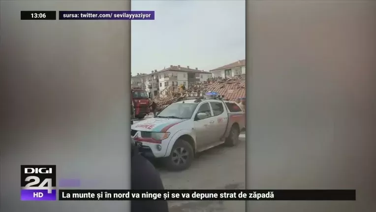 Cutremur cu magnitudinea 5,6 in estul Turciei. O persoana a murit iar alte zeci sunt ranite