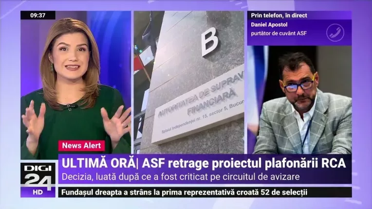 De ce a retras ASF proiectul de plafonare a politelor RCA