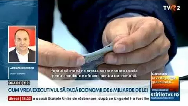 Guvernul vrea sa faca economii de 6 miliarde de lei