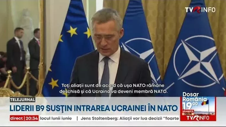 Liderii B9 sustin intrarea Ucrainei in NATO