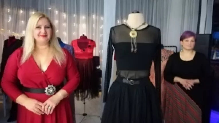 Maria Matei, o antreprenoare din Bucuresti care creeaza haine pentru femeile cu forme