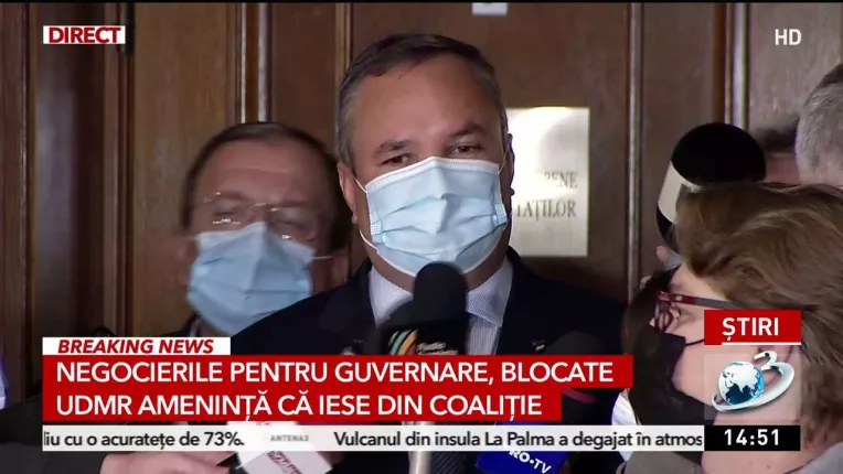 Nicolae Ciuca, dupa sedinta PNL: Nici noi nu vrem sa intram in coalitia de guvernare fara PSD, UDMR