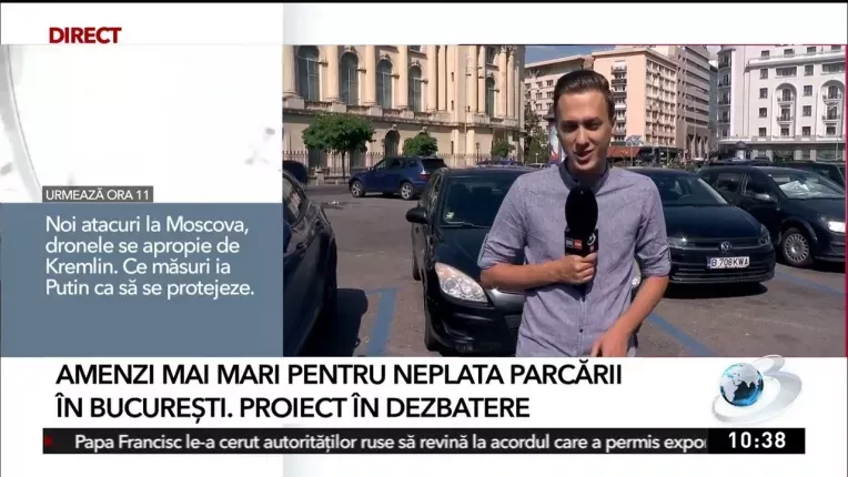 Nicusor Dan vrea sa creasca amenda pentru neplata parcarii de peste 10 ori