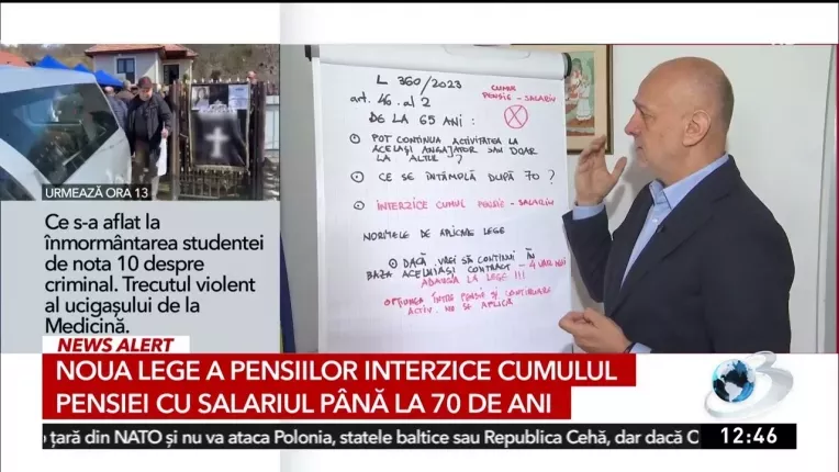 Noua lege a pensiilor interzice cumulul pensiei cu salariul pana la 70 de ani