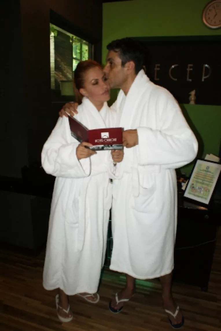 Oana Turcu si Cristi Brancu s-au relaxat sase ore la spa, in Predeal!
