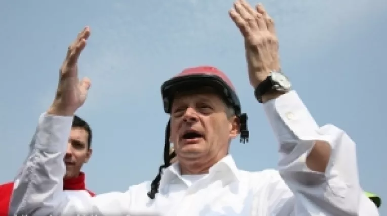 Oprescu a vizitat santierul noului pod peste Dambovita, util soferilor care ies pe autostrada A1