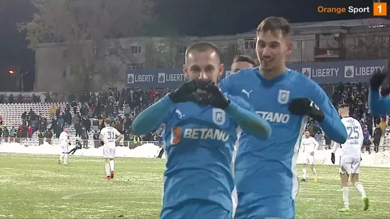 Otelul - Univ. Craiova 1-3. Mitrita a reusit un hat-trick de senzatie