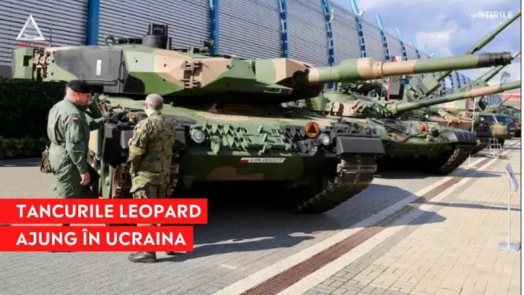 Polonia a livrat Ucrainei inca 10 tancuri Leopard 2