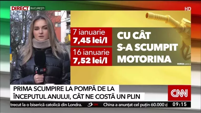Prima scumpire la pompa de la inceputul anului. Cat costa un plin la masina