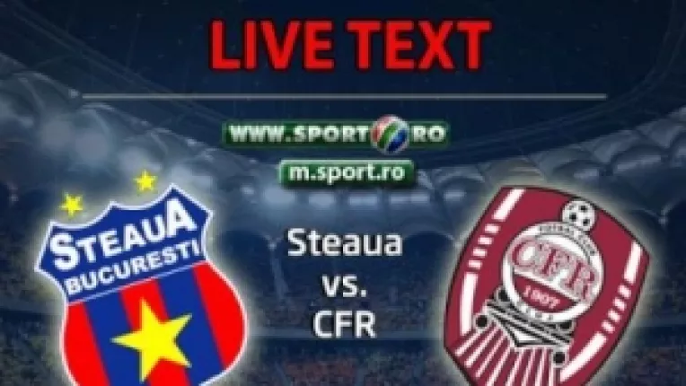Steaua a invins cu scorul de 3-0 echipa CFR Cluj
