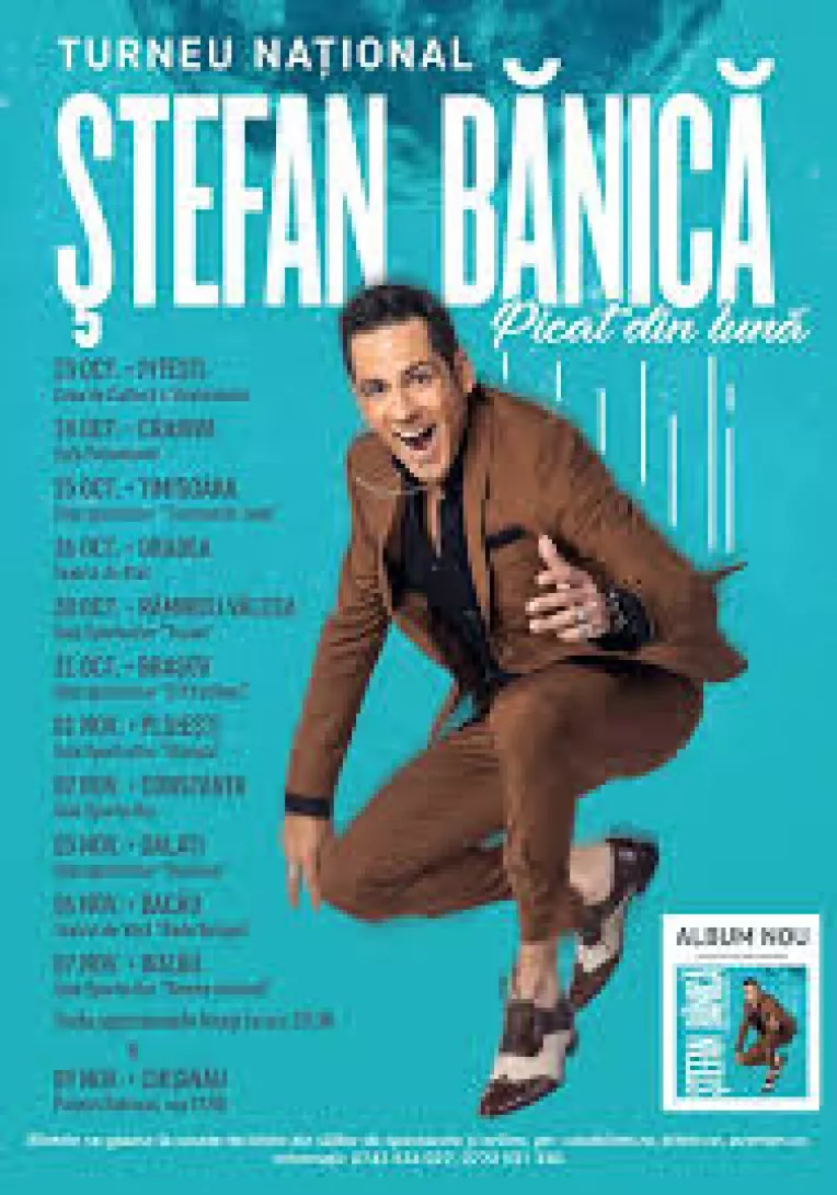 Stefan Banica te invita la o sesiune meet&greet dedicata noului album - Picat din Luna