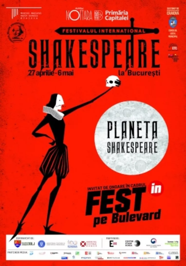 Teatru Fest(in) pe Bulevard: Sectiunea Planeta Shakespeare in perioada 27 aprilie - 6 mai 2018, la Teatrul Nottara
