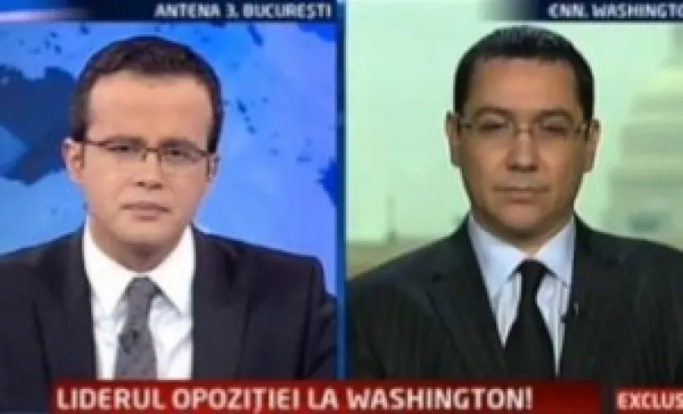 Victor Ponta, liderul opozitiei, in vizita in SUA 
